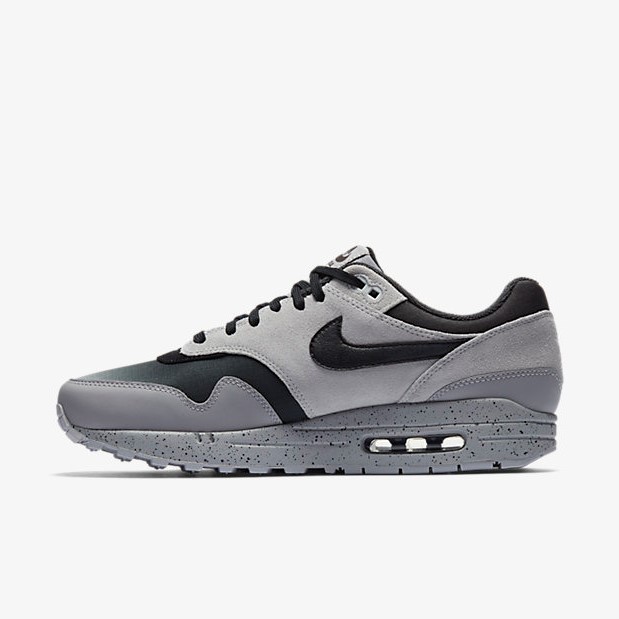 Air max 1 top schwarz grau